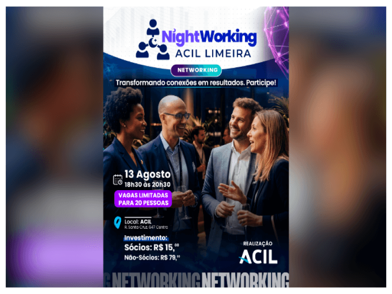 ACIL abre inscrições para encontro de networking