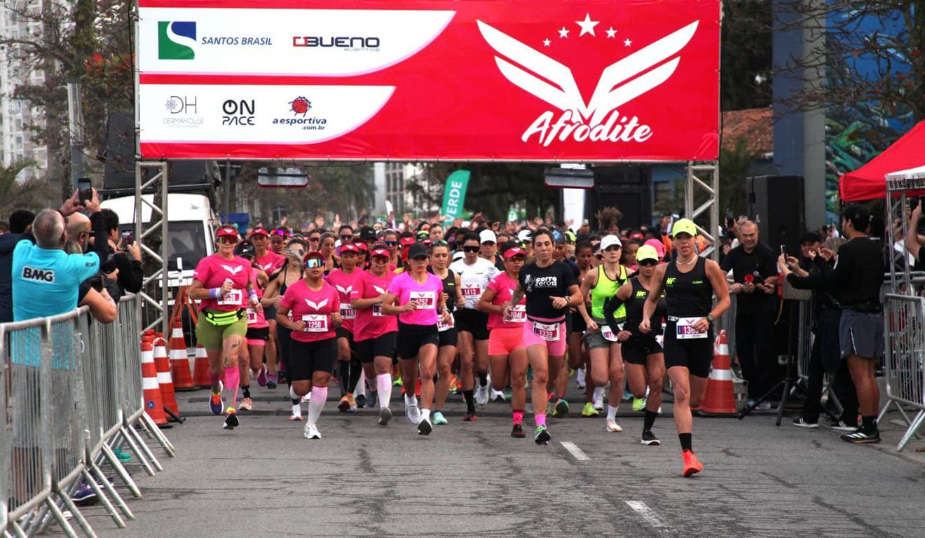 Corrida Afrodite abre vagas extras em Santos