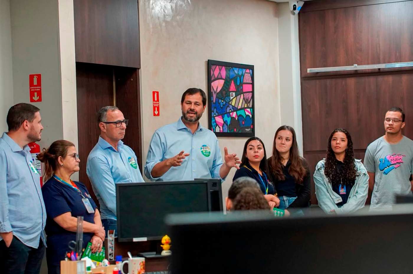 Candidatos visitam empresas em Jundiaí e Atibaia