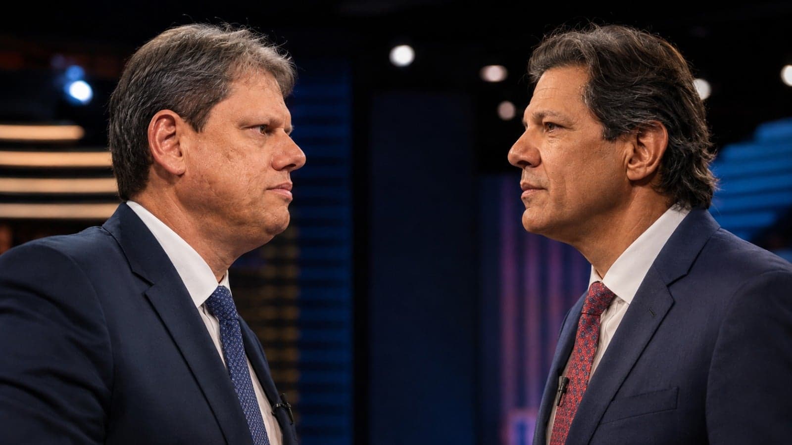 Tarcísio lidera com 52% contra Haddad em SP
