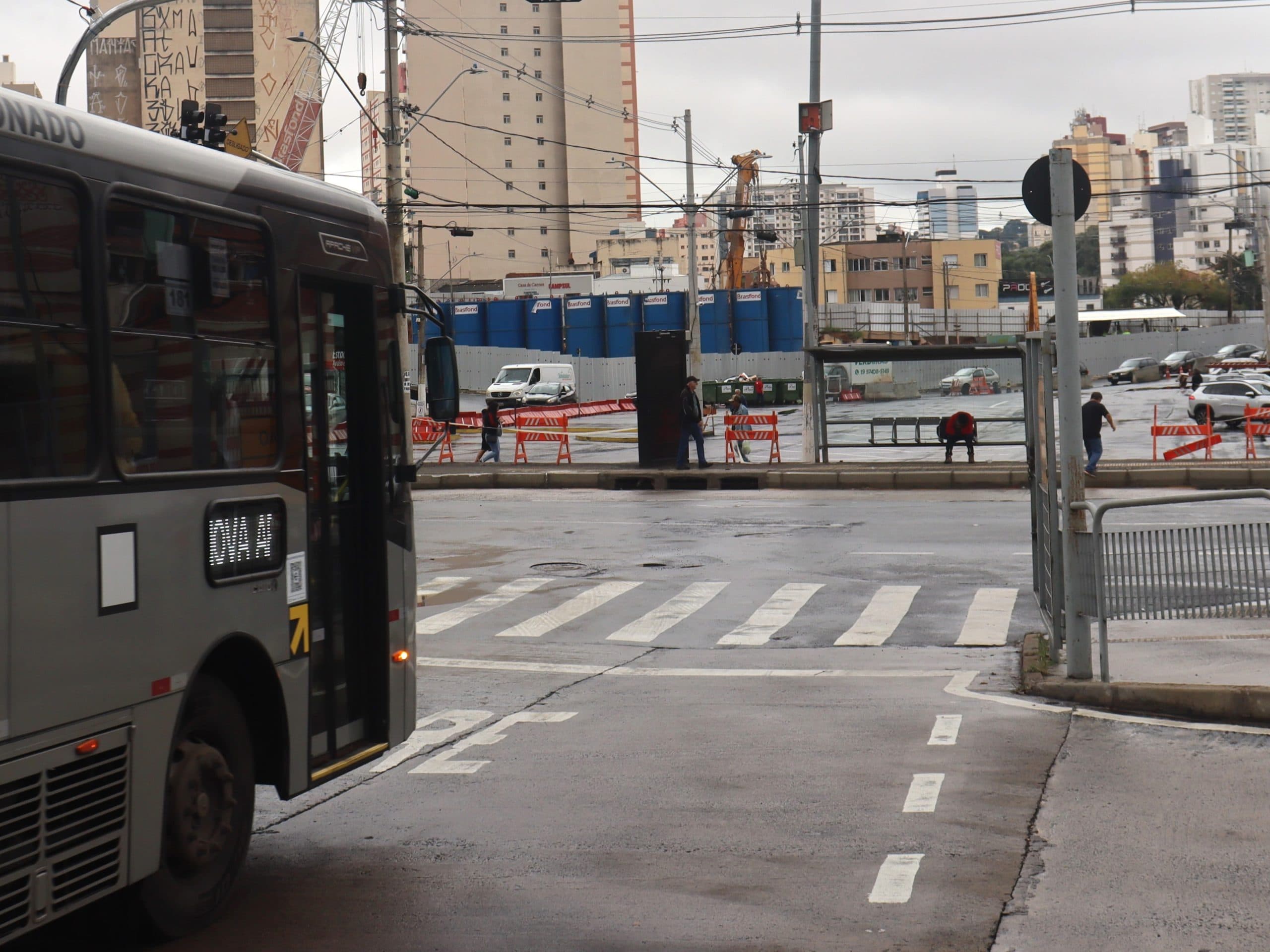 11 linhas de ônibus mudam ponto no Centro de Campinas