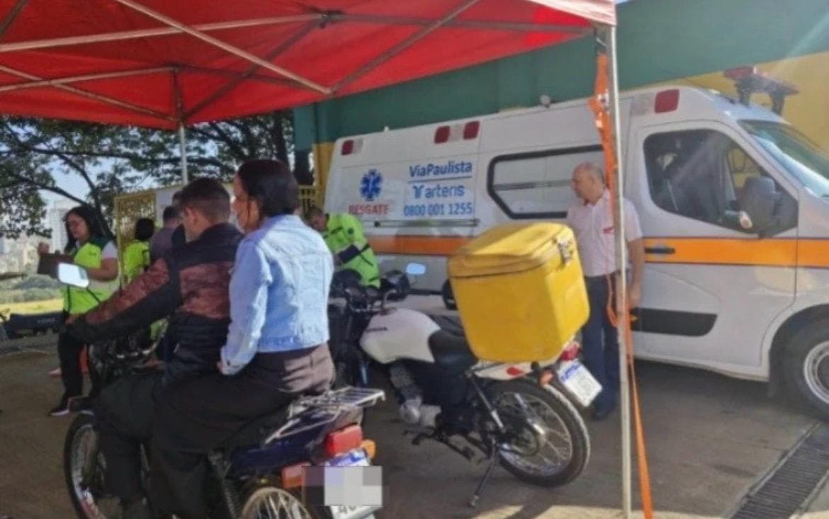 Ação educativa marca Dia do Motociclista em Franca