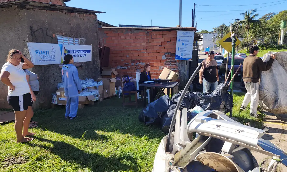 Braskem recolhe 700 kg de plástico em Rio Grande da Serra