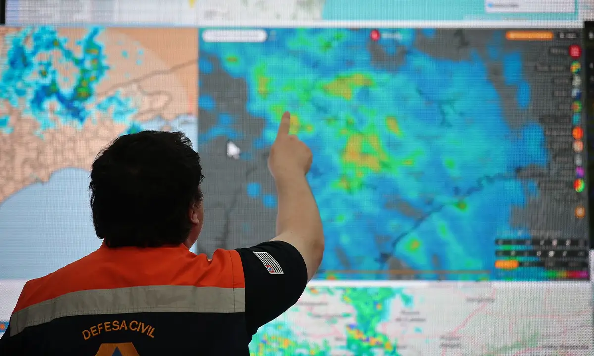 Defesa Civil alerta para tempestades no Estado