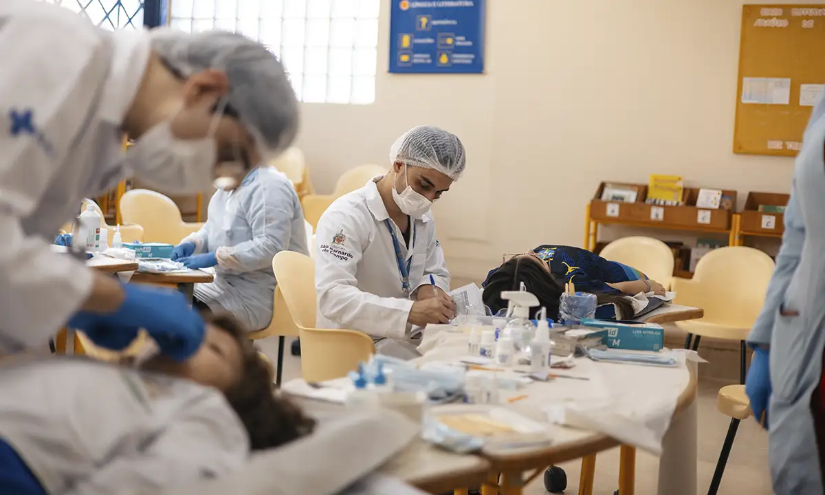 São Bernardo trata cáries nas escolas sem broca