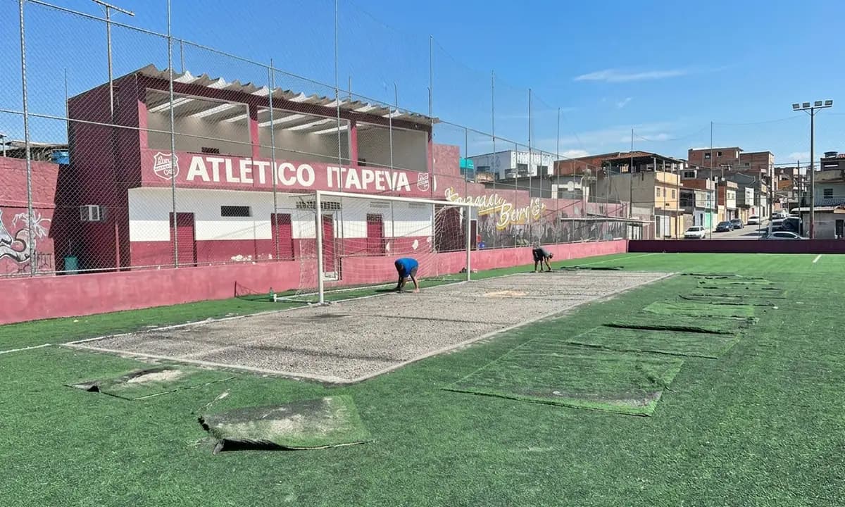 Mauá intensifica melhorias em equipamentos esportivos
