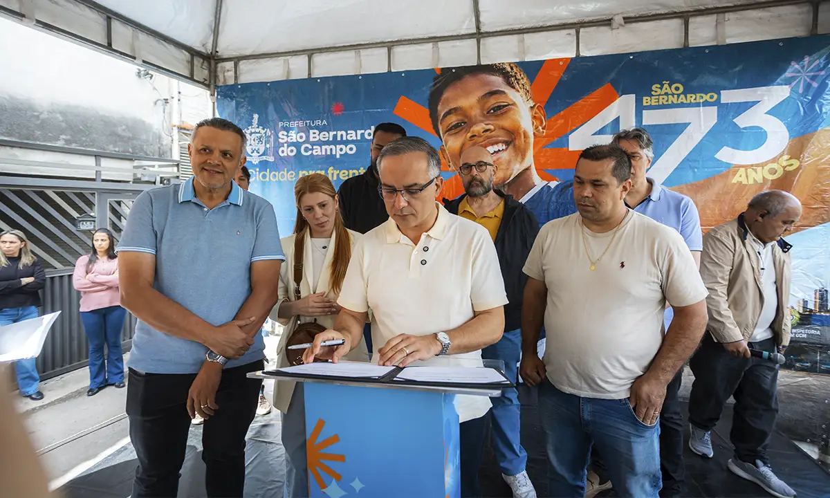 São Bernardo inicia canalização do Ribeirão dos Couros