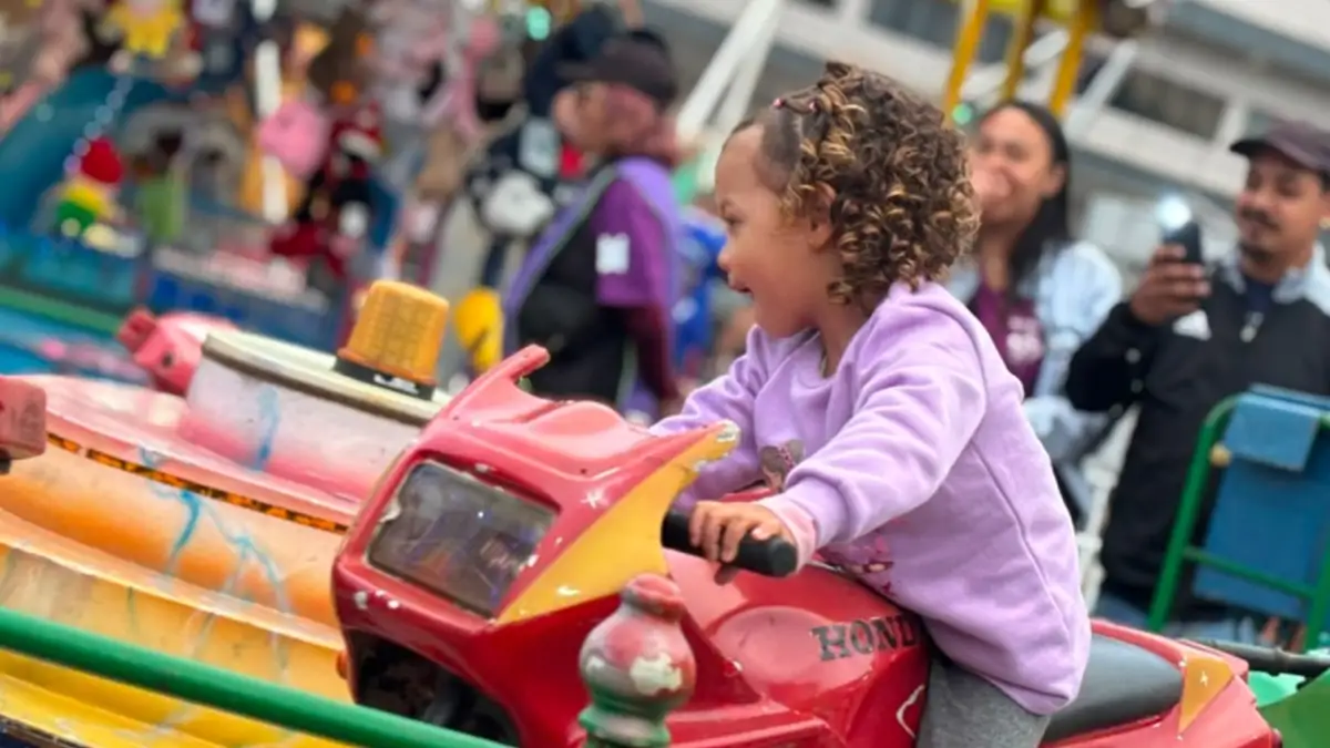 Parque infantil gratuito na Vila do Doce