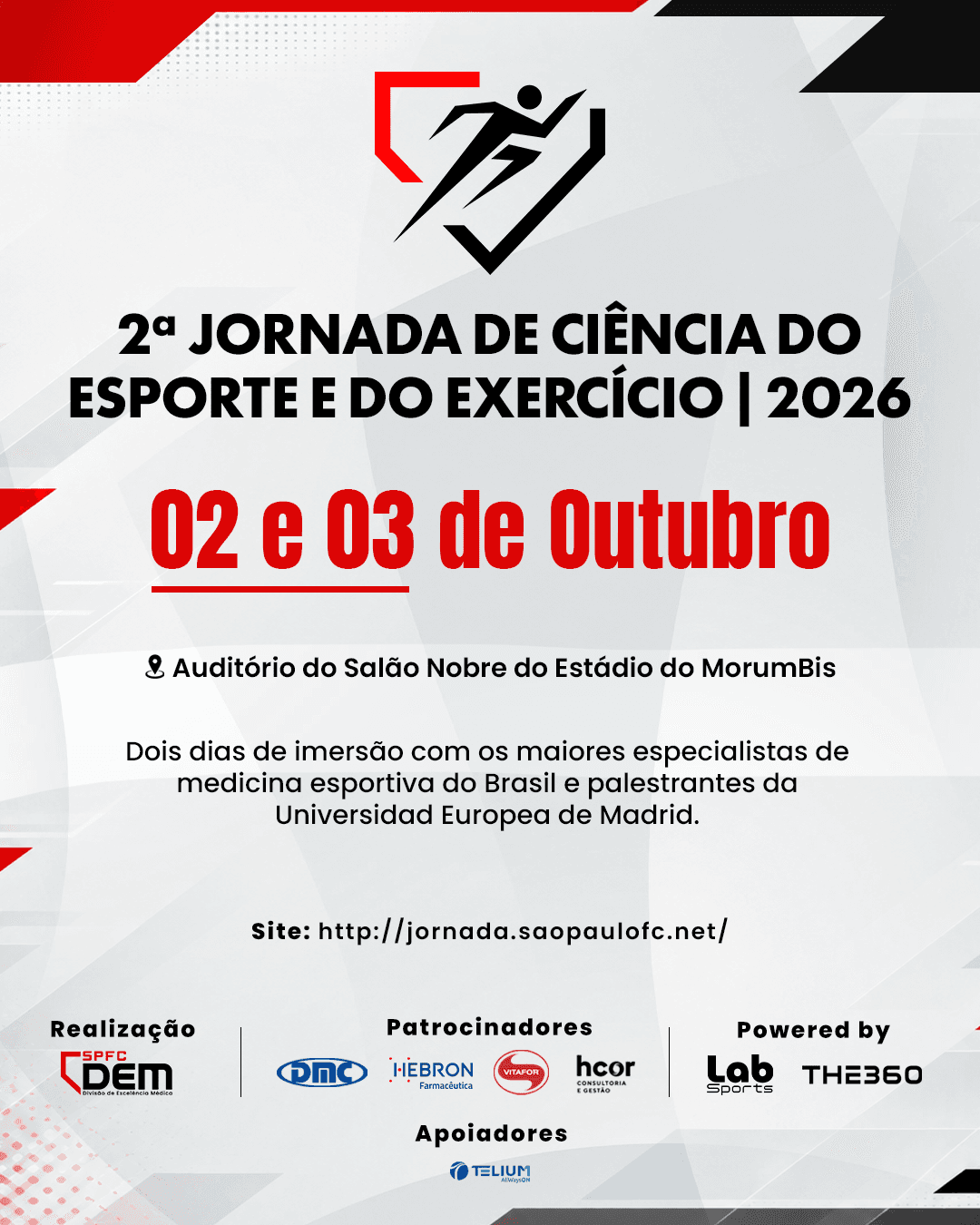 MorumBIS sedia 2ª Jornada de Ciência do Esporte