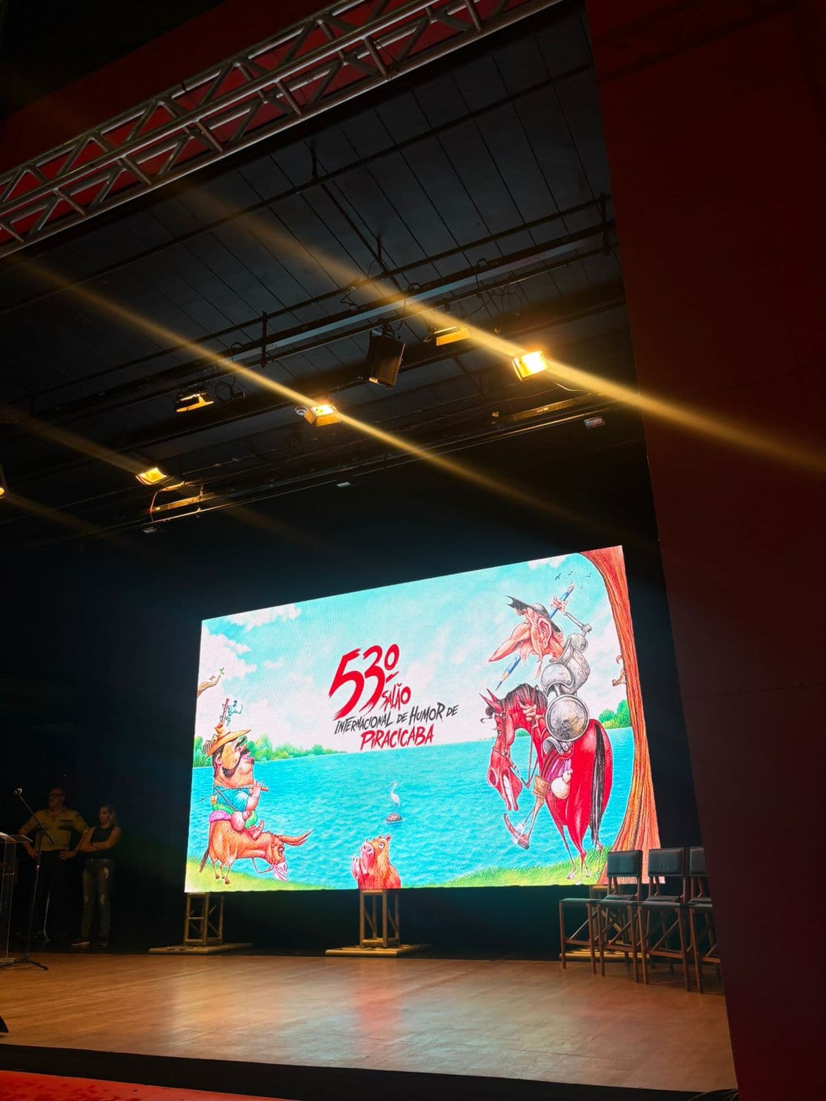 53º Salão Internacional de Humor é aberto oficialmente em Piracicaba