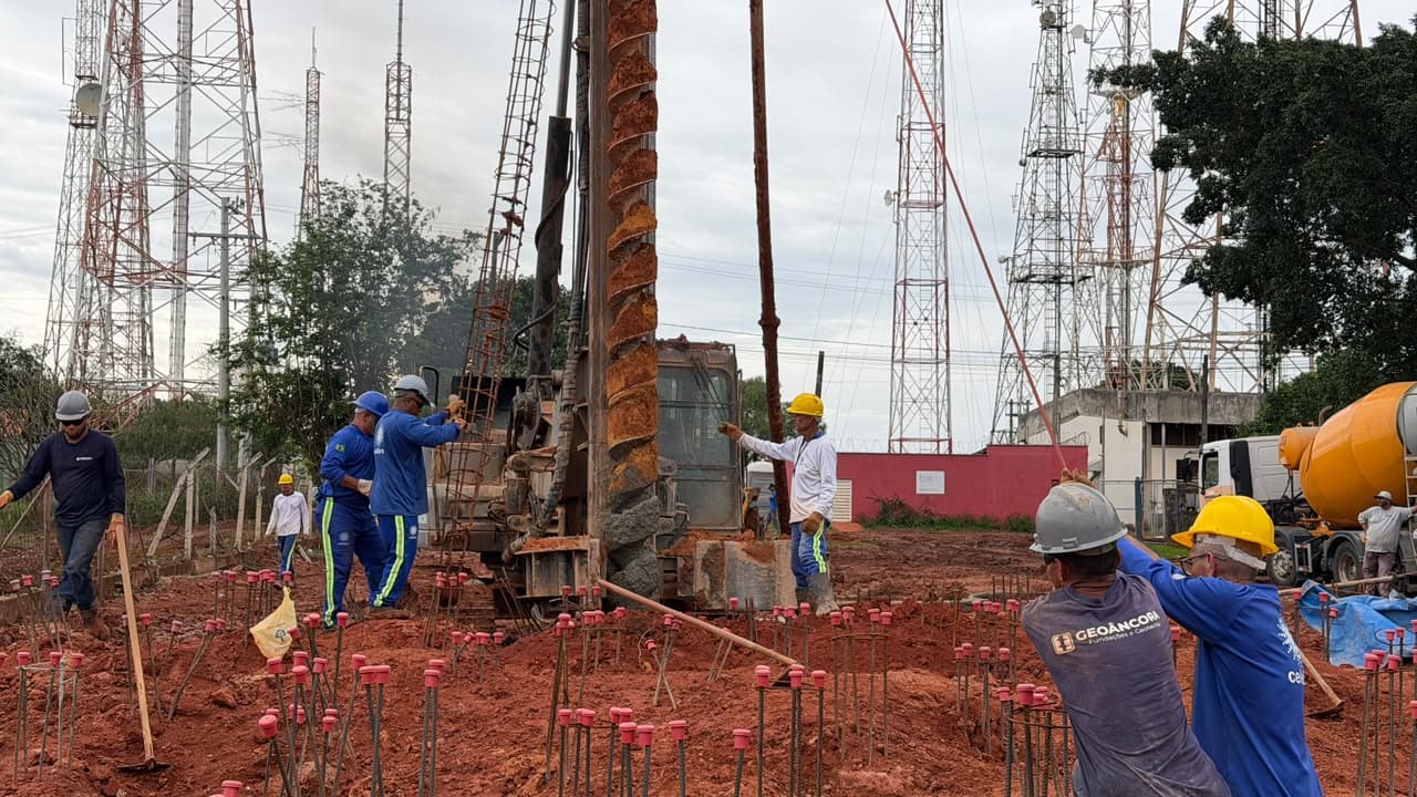 Novos reservatórios da Torre de TV avançam para etapa de fundação em Piracicaba