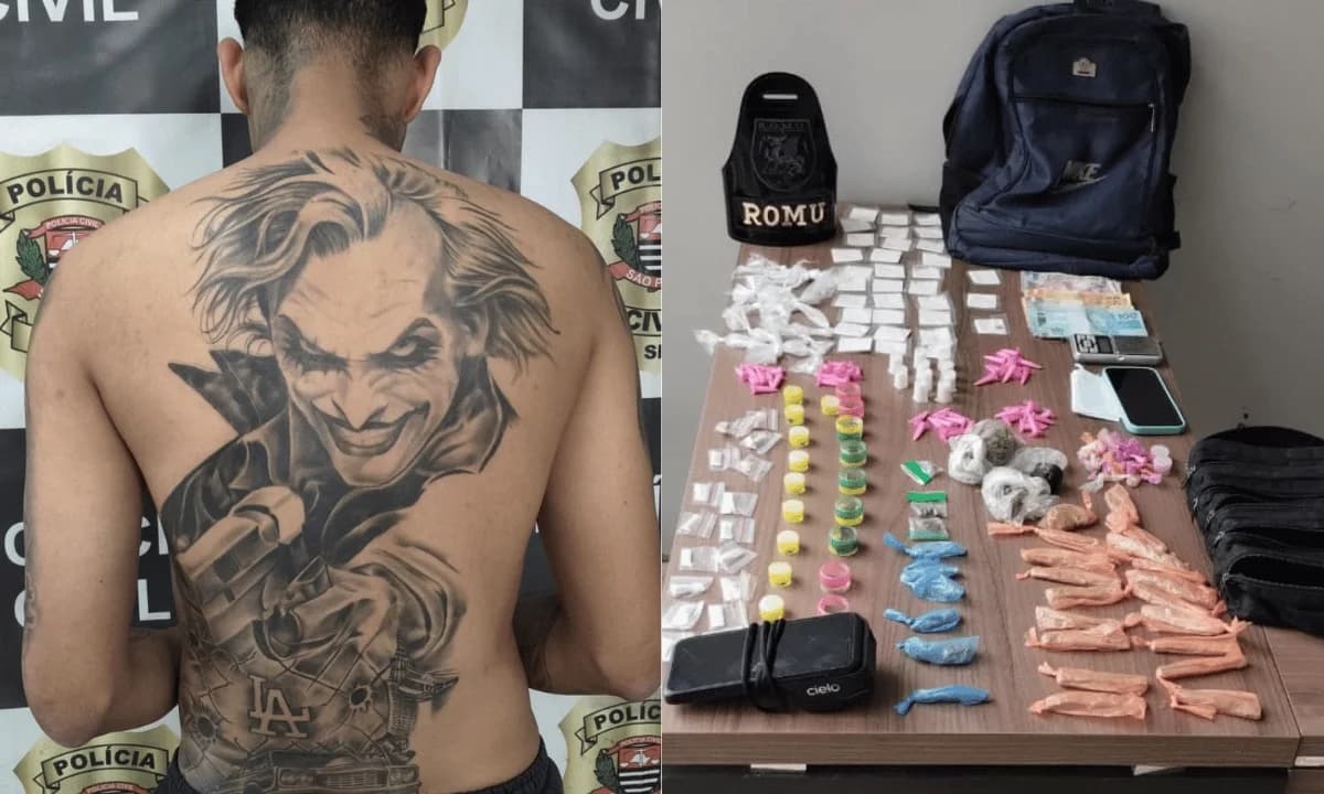 Foragido por homicídio é preso com drogas em Santo André