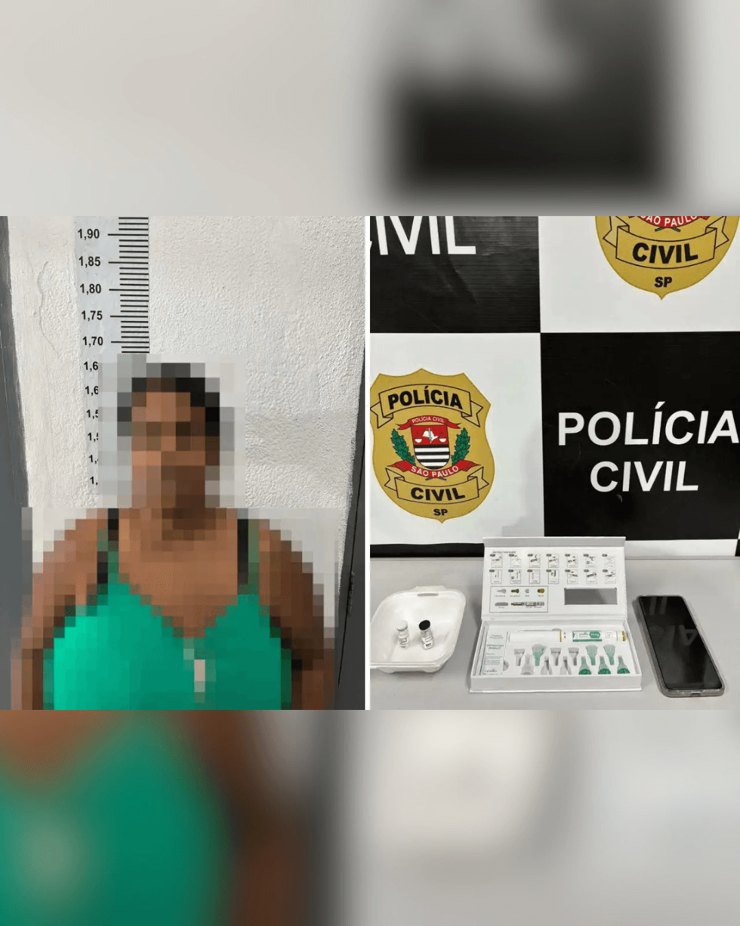 Mulher presa por vender canetas emagrecedoras clandestinas