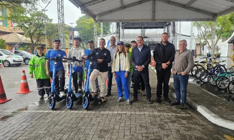 Ribeirão Pires lança patinetes elétricos compartilhados
