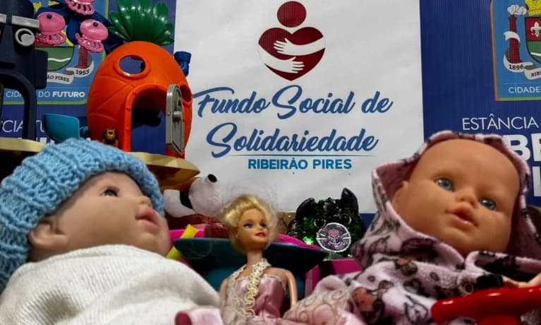Ribeirão Pires arrecada brinquedos para crianças