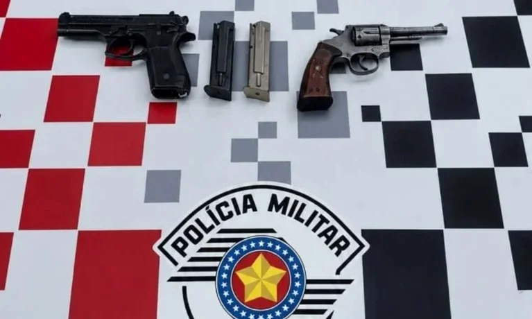 Suspeito é preso com armas em Mauá