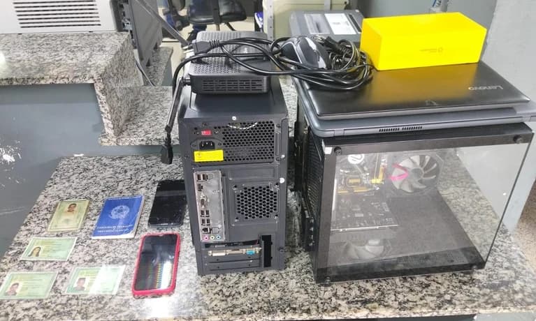 Três suspeitos de estelionato são detidos