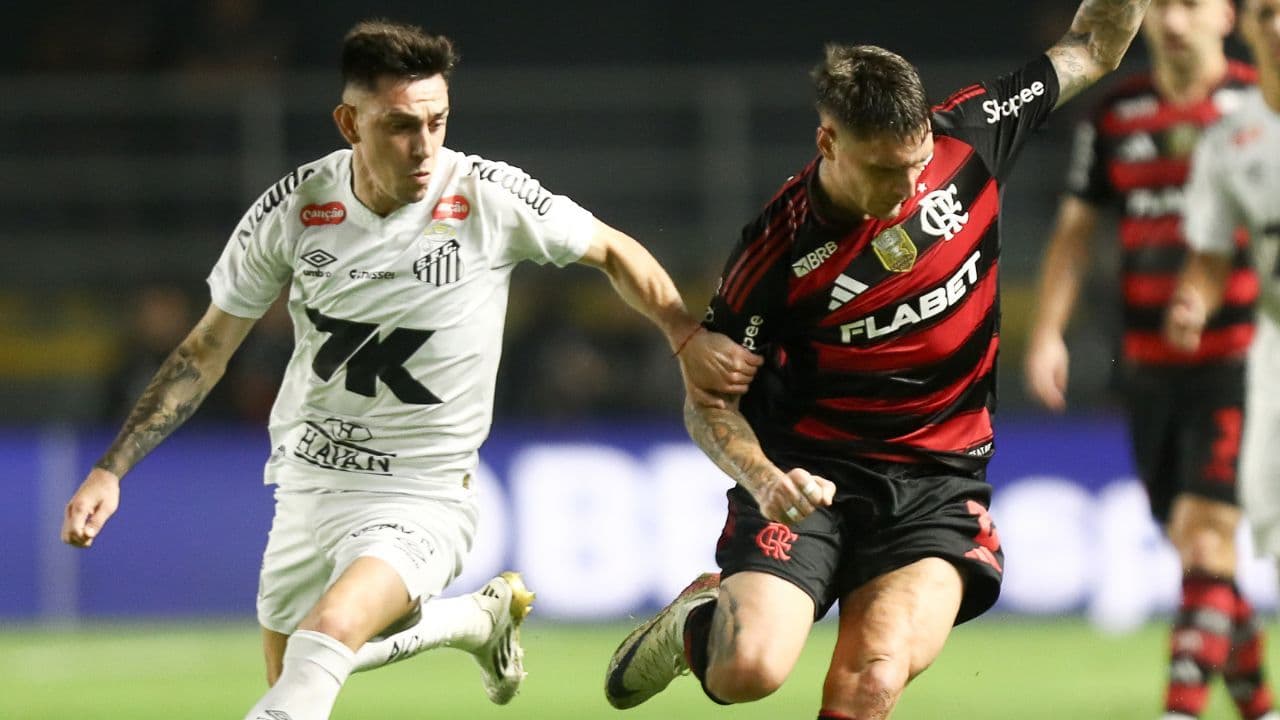 Santos empata com Flamengo em grande jogo
