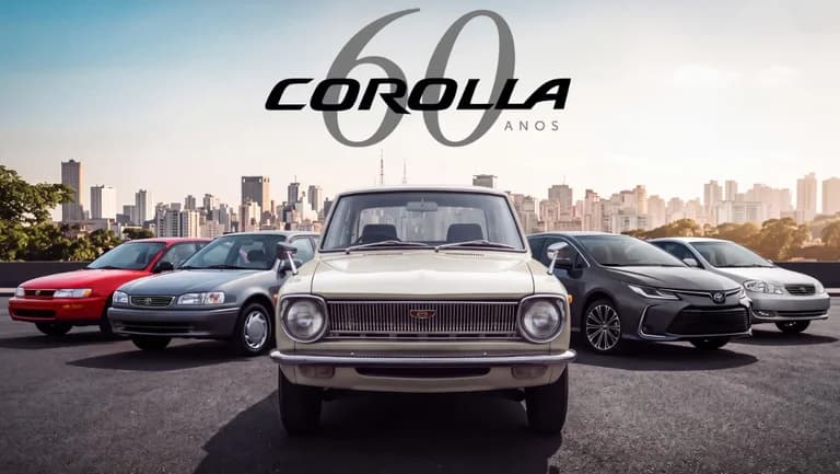 Corolla celebra 60 anos com encontro especial