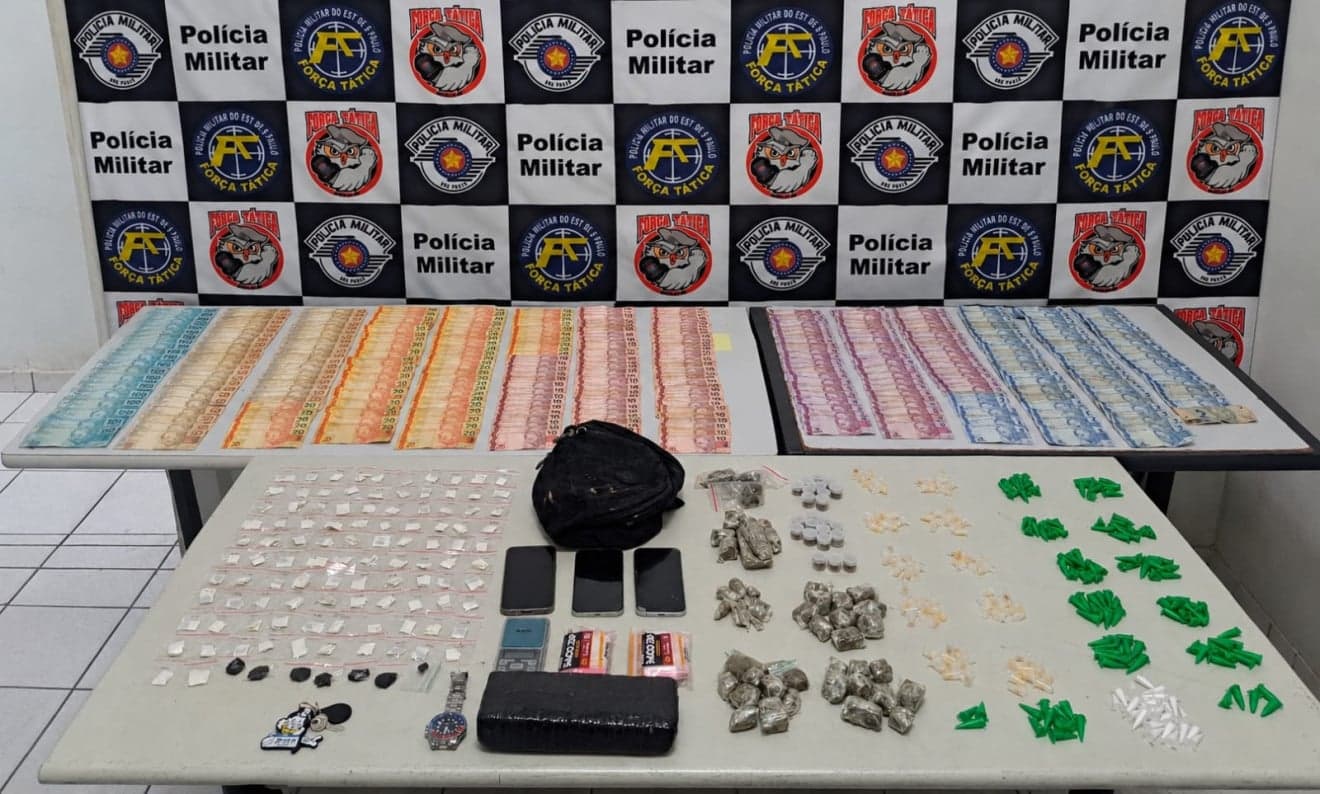 Polícia apreende drogas e prende quatro em Marília
