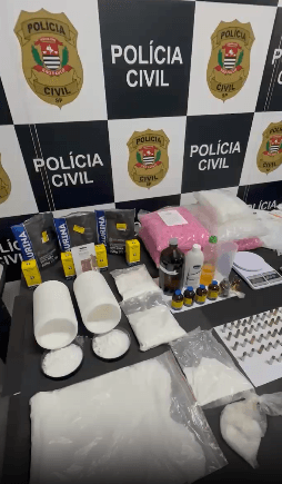 Polícia desmonta laboratório de drogas em Limeira