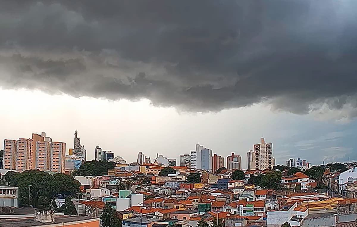 Inmet alerta para tempestade em Sorocaba e região