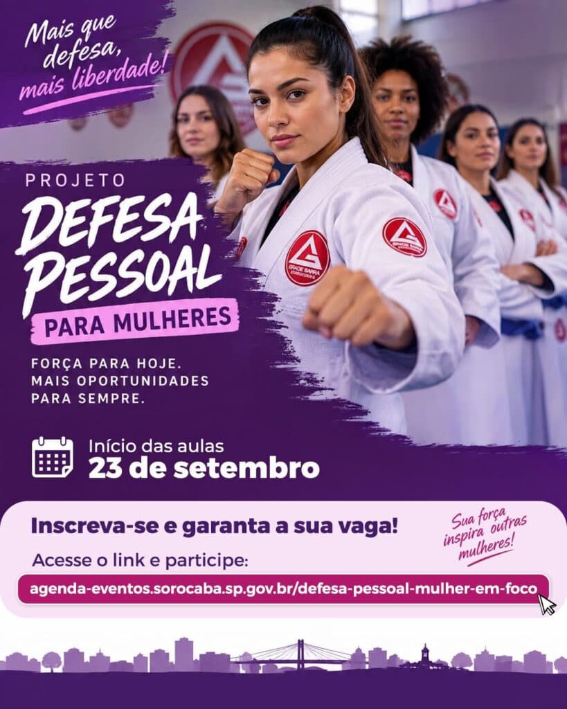 Sorocaba lança projeto gratuito de defesa pessoal voltado às mulheres