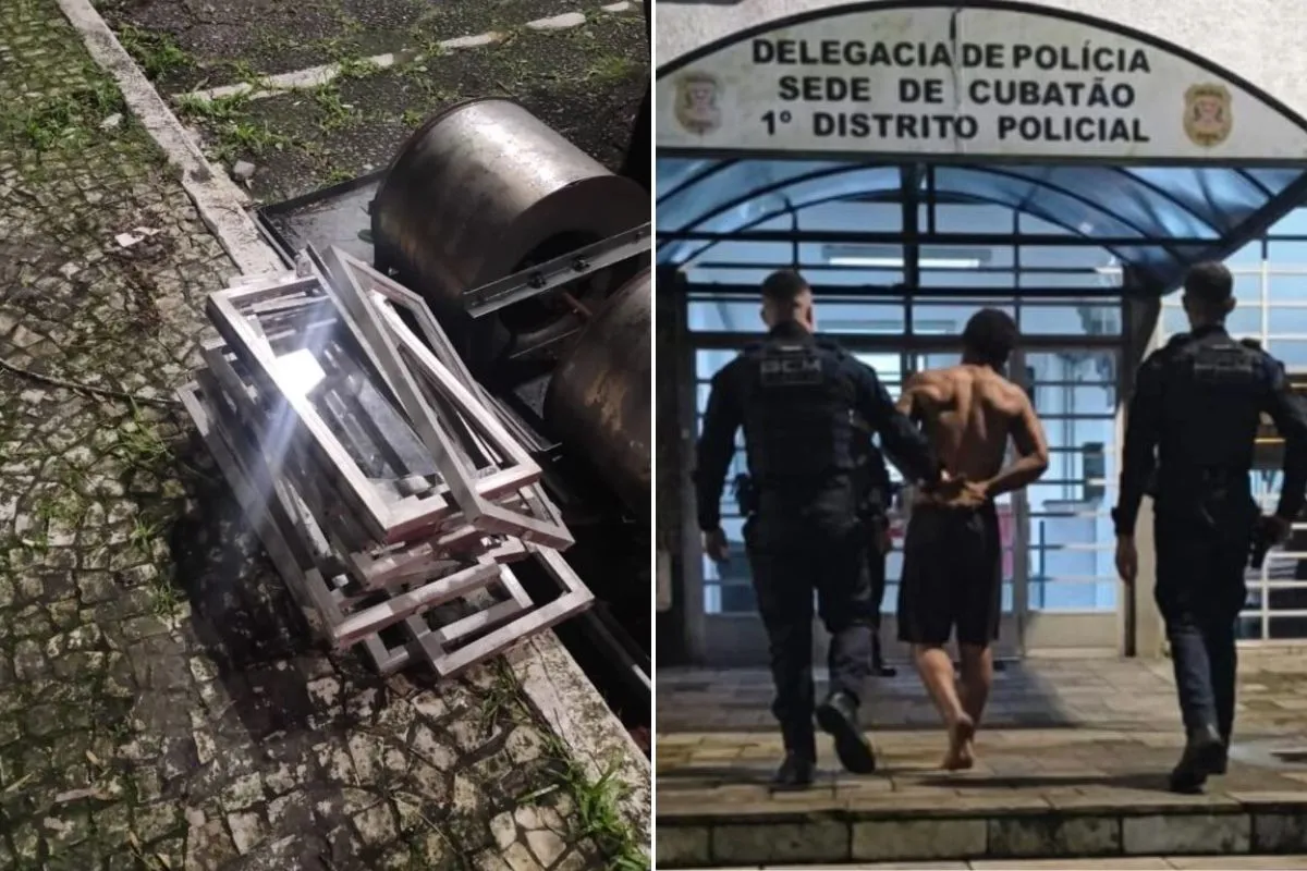 Homem é preso após invadir escola em Cubatão