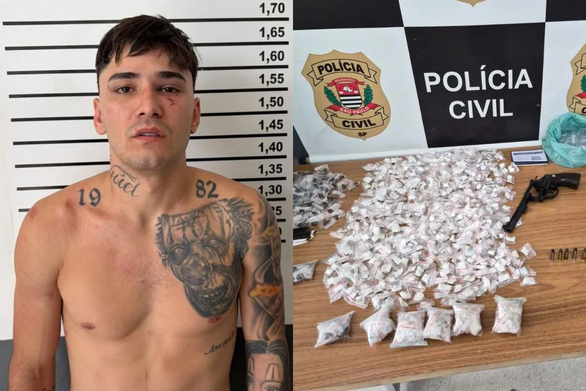 Traficante é preso após agredir policiais em Santos