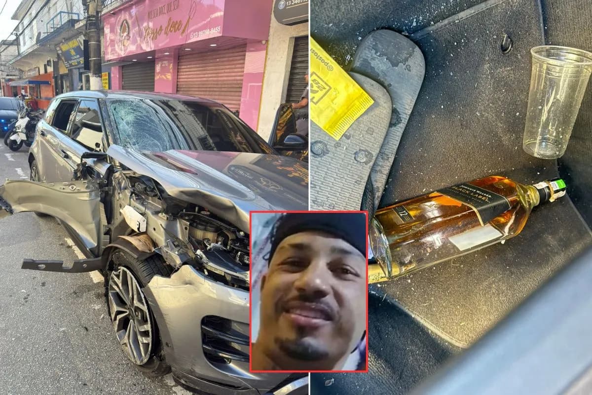 Motorista identificado após atropelar ciclista em São Vicente