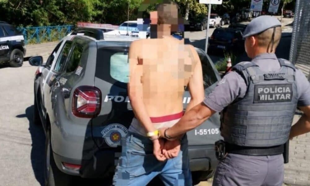Homem preso por ameaçar mãe e violar medida protetiva
