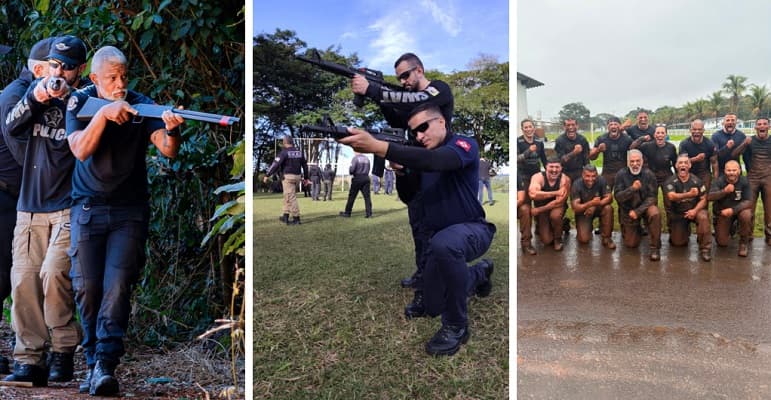 GCMs de Rio Preto treinam com SWAT e BOPE