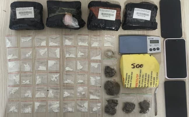 Homem é preso com cocaína em Rio Preto