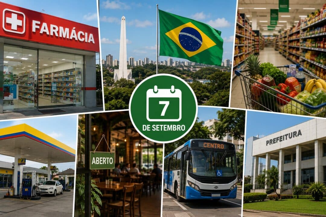 Feriado de 7 de Setembro: veja o que abre